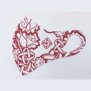 Floral Red Designer Edition Micro-Shield Face Mask